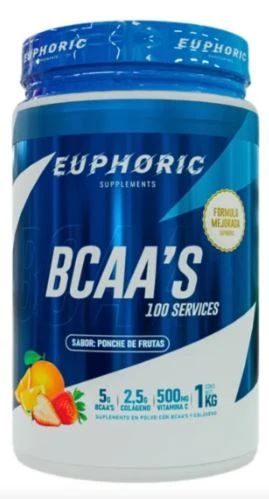 EUPHORIC BCAAS 100 SERV  PONCHE DE FRUTAS