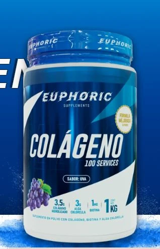 EUPHORIC COLAGENO HIDROLIZADO 1 KG UVA