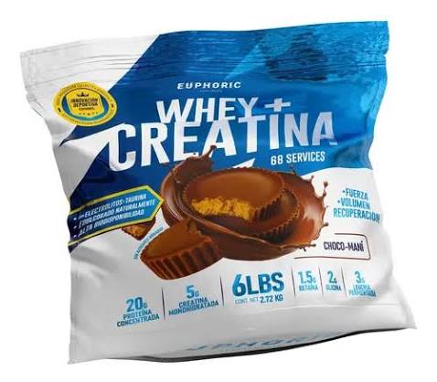 EUPHORIC WHEY + CREATINA 2.72 KG CHOCO MANI