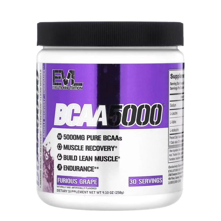 EVL BCAA 5000 30 SERV FURIOUS GRAPE