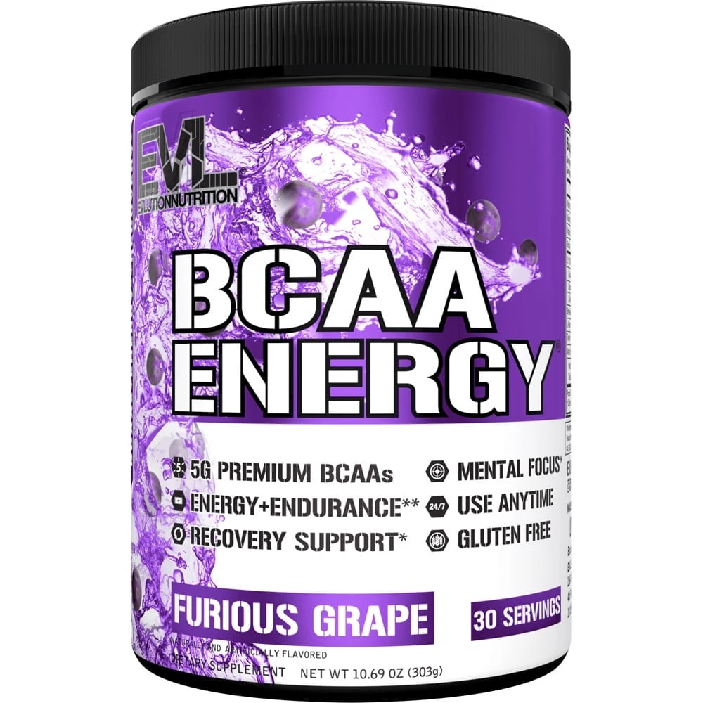EVL BCAA ENERGY 30 SERV FURIOUS GRAPE