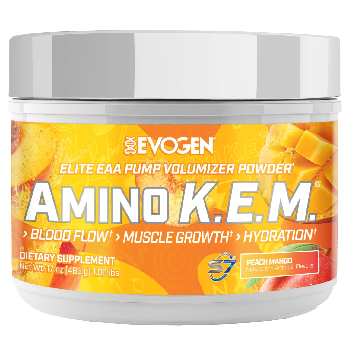 EVO AMINO K.E.M. EAA 30 SERV PEACH MANGO *NUEVO*