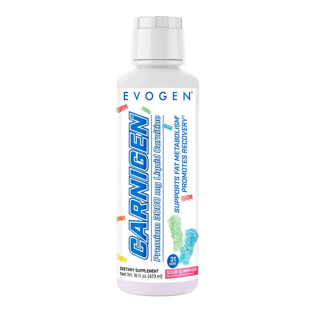 EVO CARNIGEN LIQUID 16 OZ SOUR GUMMIES