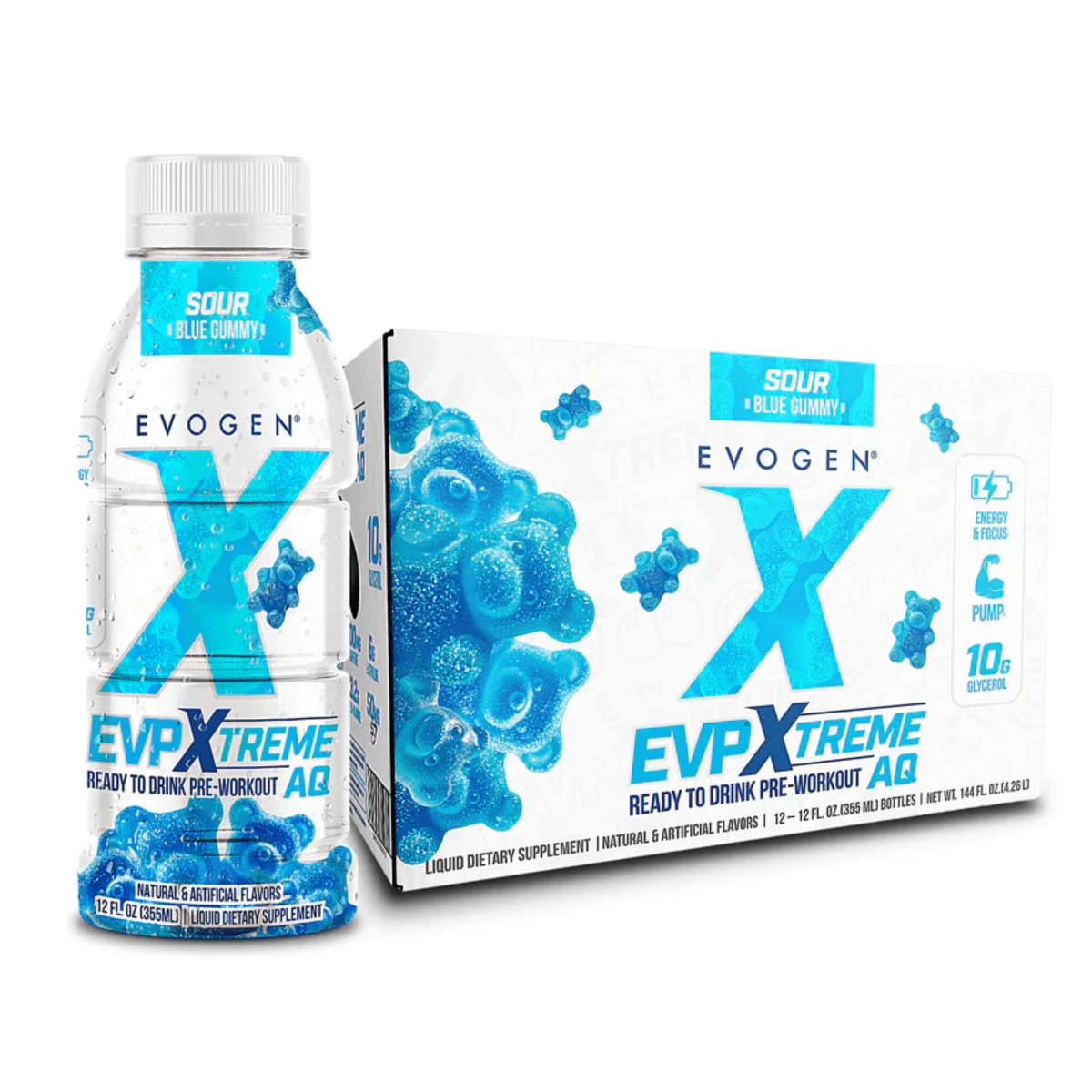 EVO EVP XTREME AQ 12OZ 12PK TANGERINE BLAST