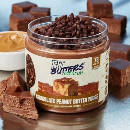 FIT BUTTERS NATURALS CHOCOLATE PEANUT BUTTER FUDGE 454 GRS *NUEVO*
