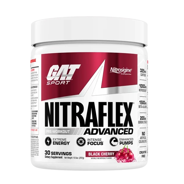 GA NITRAFLEX ADVANCED FORMULA 30 SERV BLACK CHERRY
