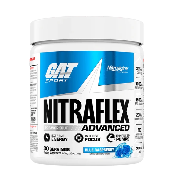 GA NITRAFLEX ADVANCED FORMULA 30 SERV BLUE RASPBERRY