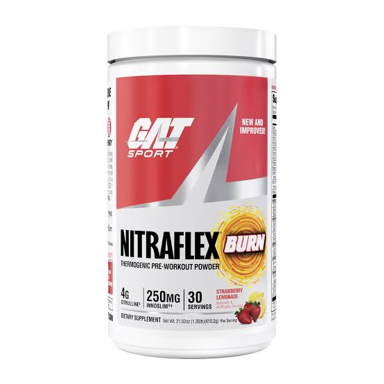 GA NITRAFLEX BURN 30 SERV STRAWBERRY LEMONADE *NUEVO*