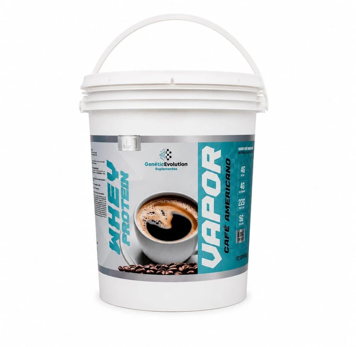 GE CUBETA VAPOR WHEY CAFE AMERICANO 13.2 LBS