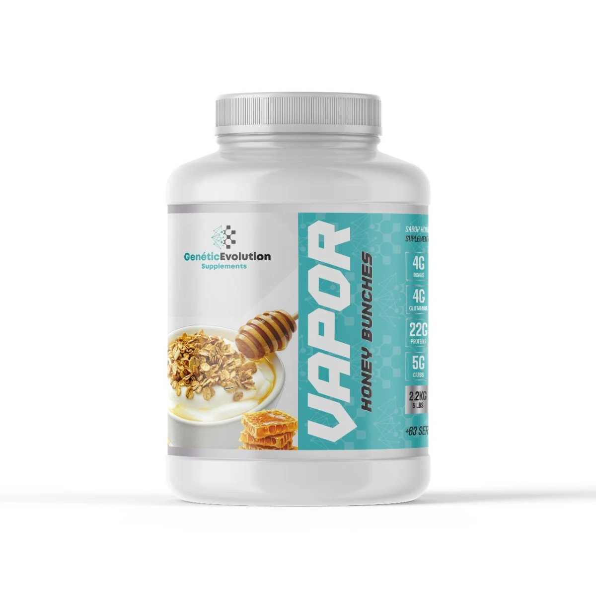 GE VAPOR WHEY PROTEIN HONEY BUNCHES 5LBS