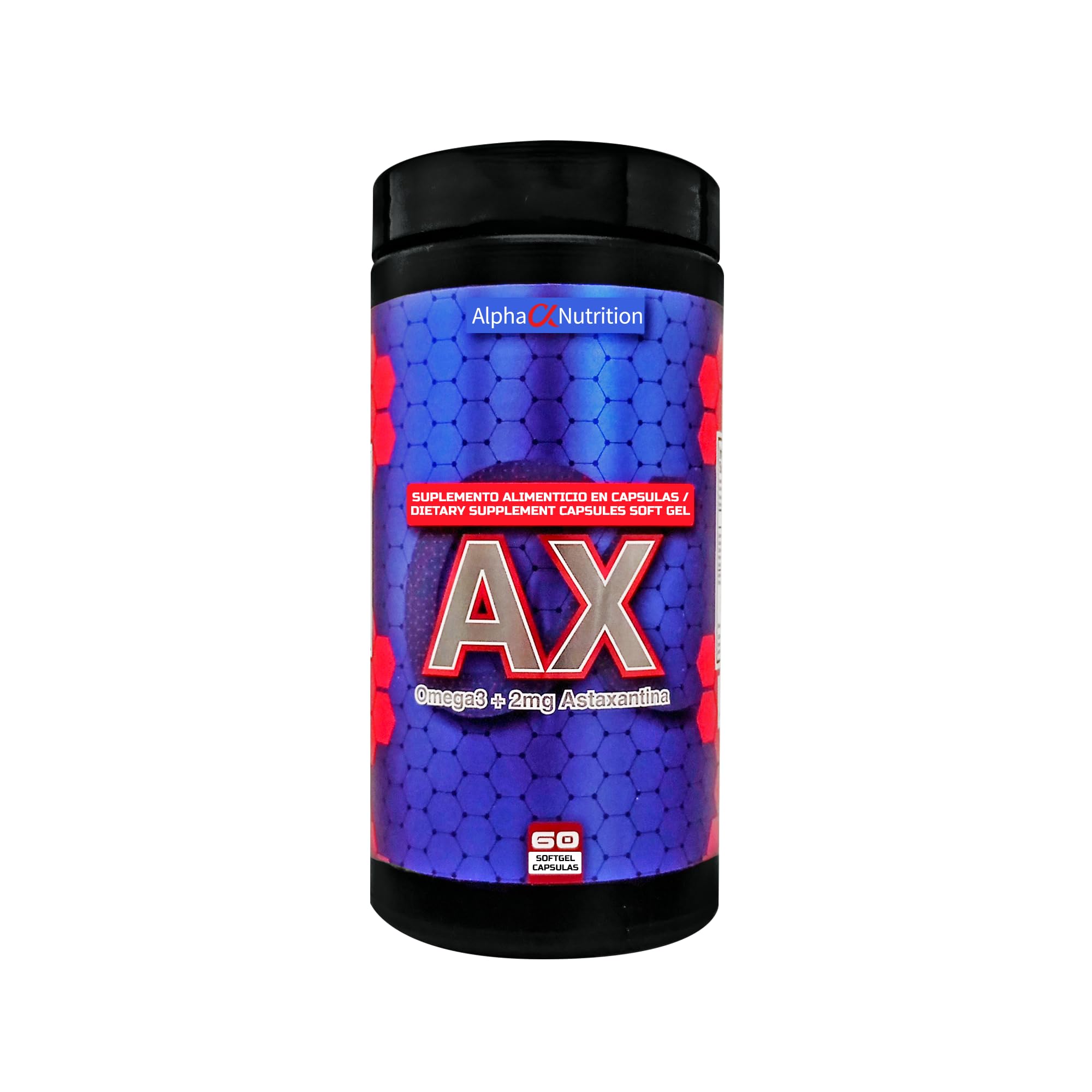 ALPHA AX OMEGA3 + 2MG ASTAXANTINA   60 CAPS 300MGS