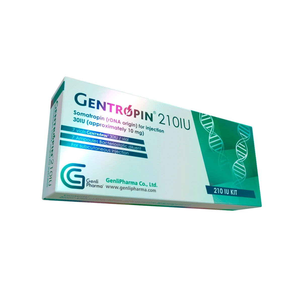 GENLI GENTROPIN SOMATROPIN 210IU VIAL