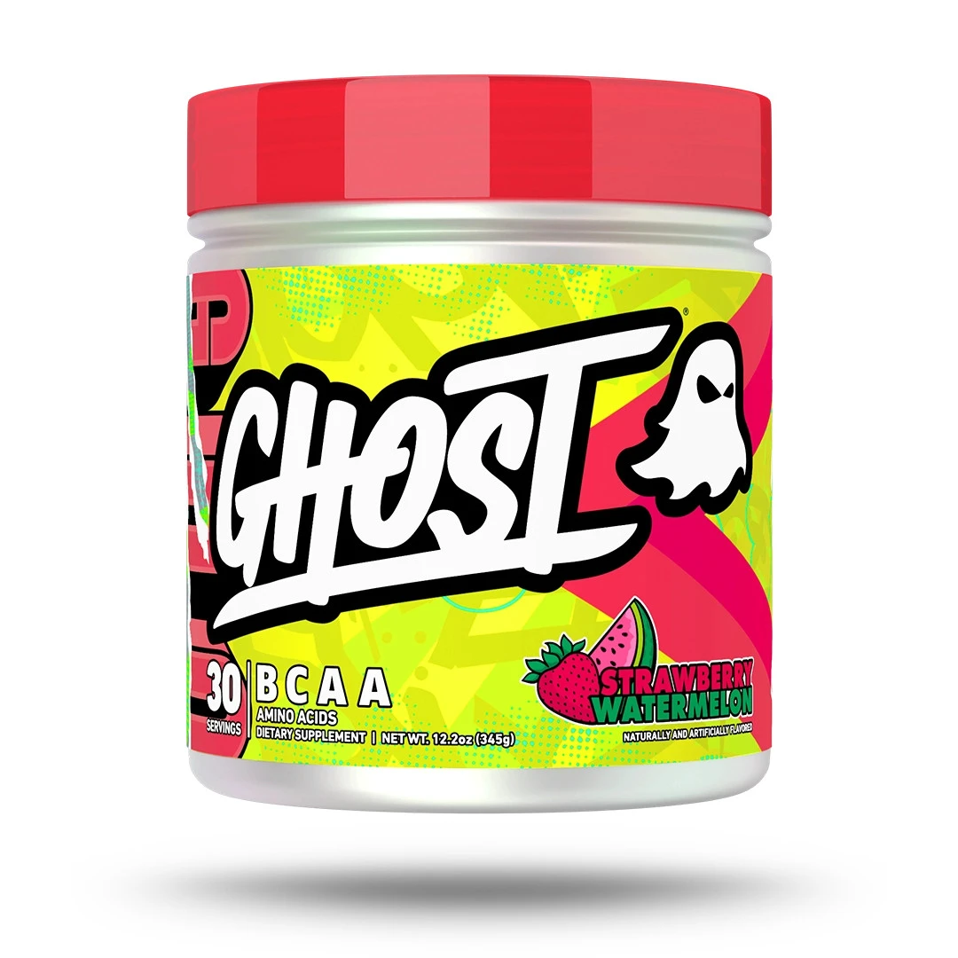 GHOST BCAA 30 SERV SOUR STRAWBERRY WATERMELON