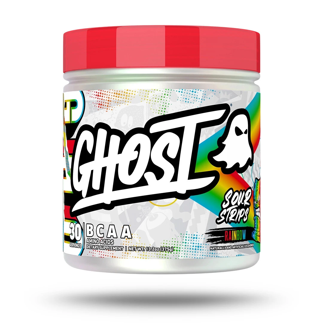 GHOST BCAA 30 SERV SOUR STRIPS RAINBOW