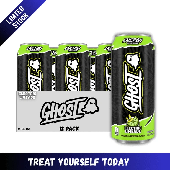 GHOST ENERGY 16 OZ 12 PK ELECTRIC LIMEADE (EDICION LIMITADA)