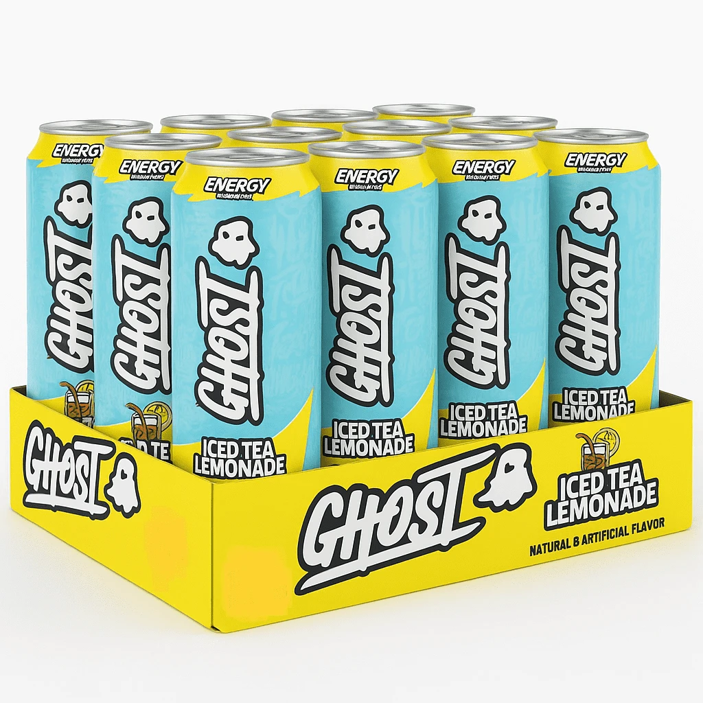 GHOST ENERGY 16 OZ 12 PK ICED TEA LEMONADE