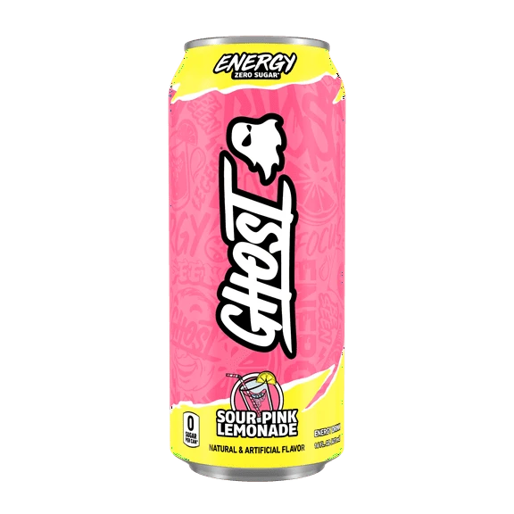 GHOST ENERGY 16 OZ 12 PK SOUR PINK LEMONADE