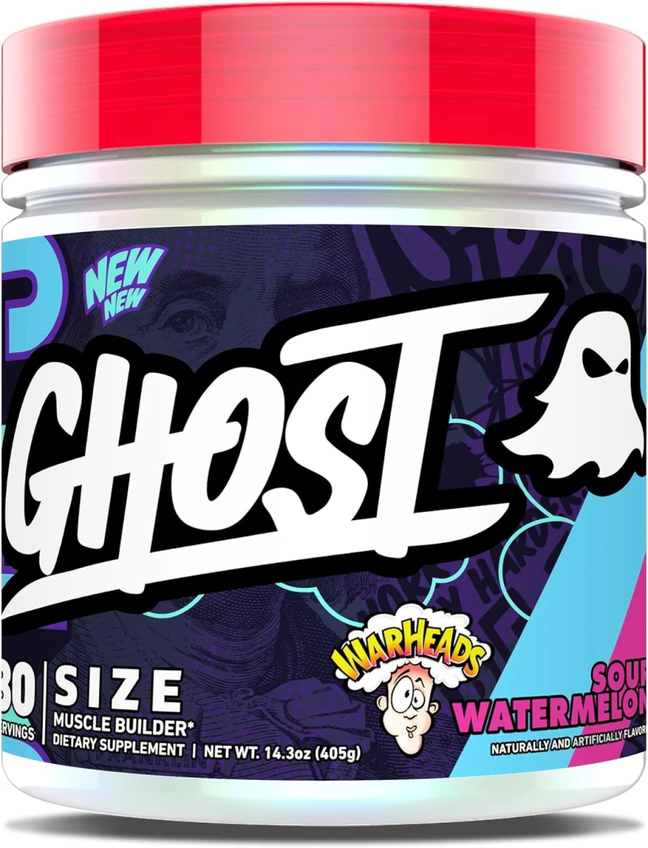 GHOST SIZE MUSCLE BUILDER 30 SERV WARHEADS WATERMELON