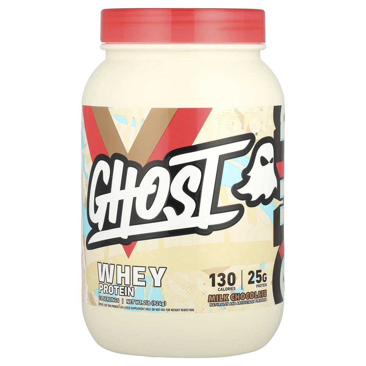 GHOST WHEY PROTEIN 2 LB MILK CHOCOLATE