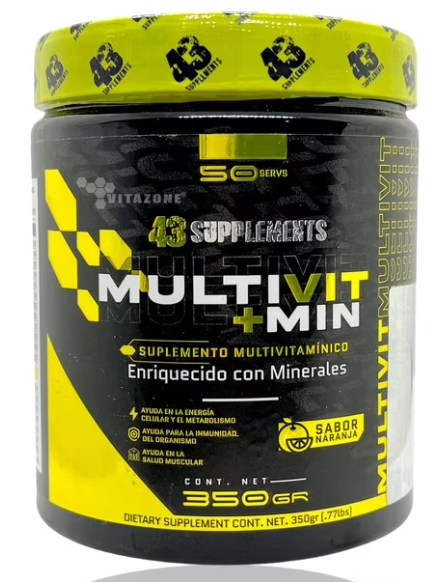 43 MULTIVIT+MIN 350 GRS NARANJA