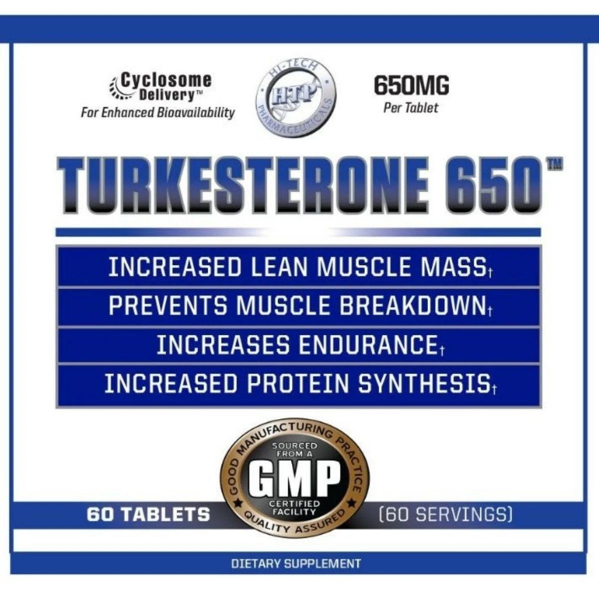HTP TURKESTERONE 650 60 CT