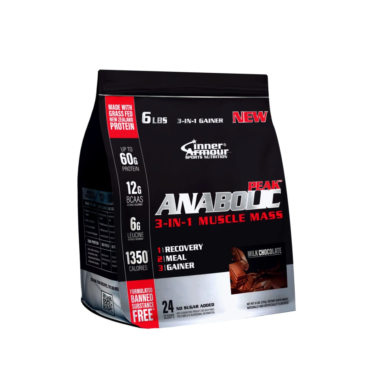 INNER ANABOLIC PEAK 6 LBS BAG MILK CHOCOLATE * NUEVO*