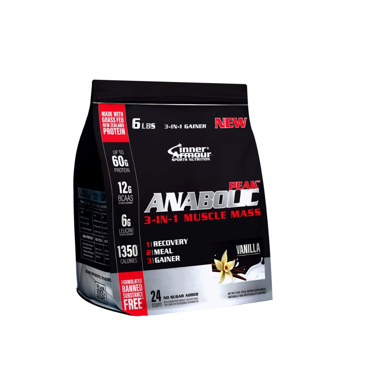 INNER ANABOLIC PEAK 6 LBS BAG VANILLA *NUEVO*