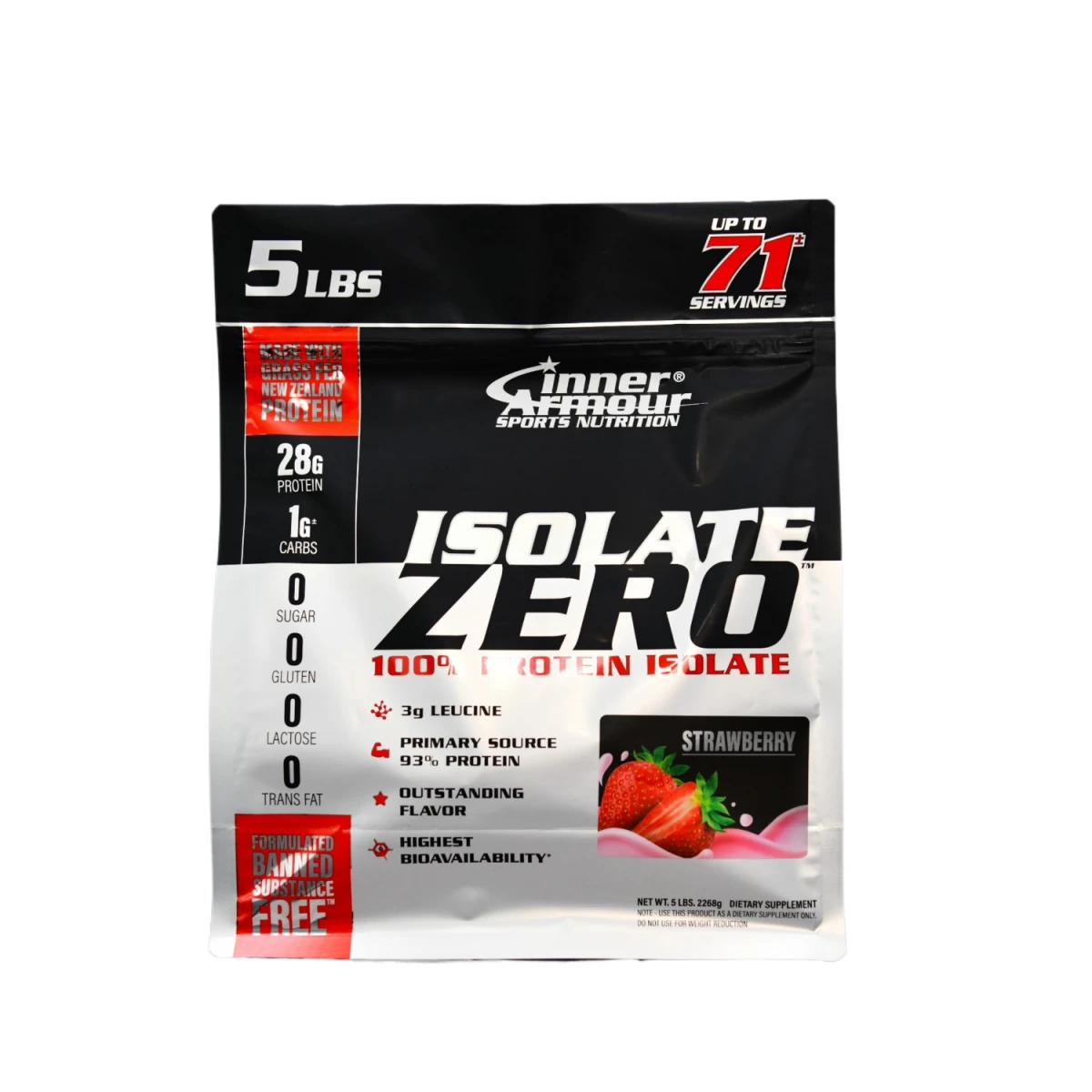 INNER ISOLATE ZERO 5 LBS BAG STRAWBERRY *NUEVO*