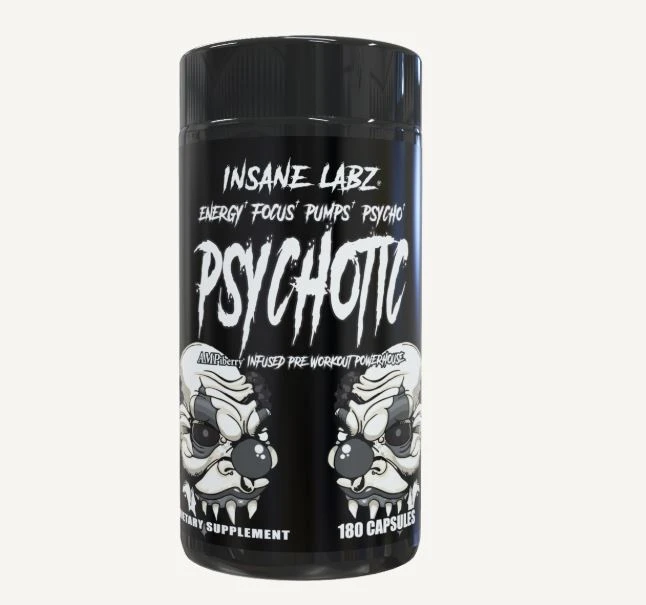 INS INSANE PSYCHOTIC BLACK 180 CAPSULES