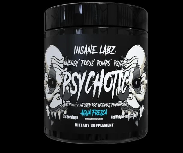 INS PSYCHOTIC *BLACK* 35 SERV AGUA FRESCA *NUEVO SABOR*