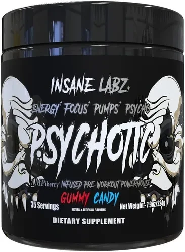 INS PSYCHOTIC *BLACK* 35 SERV GUMMY CANDY