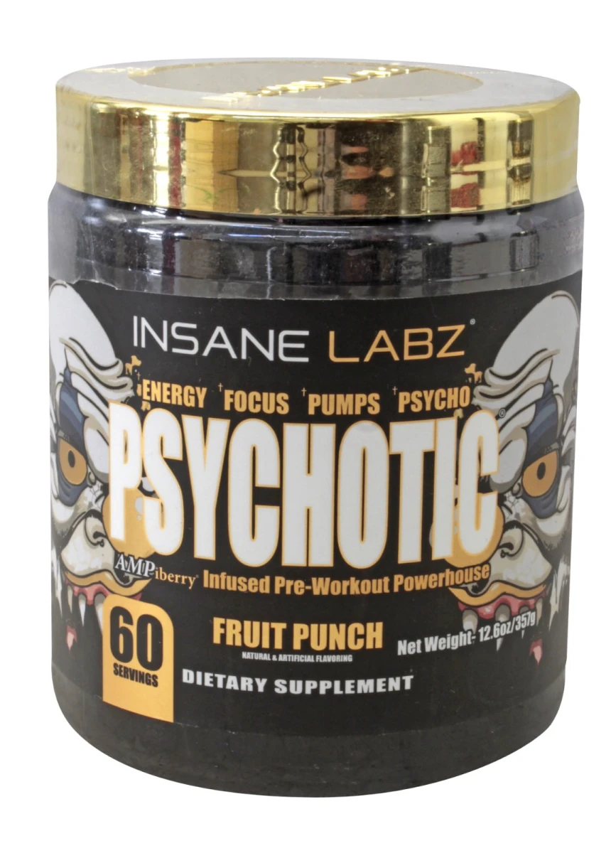INS PSYCHOTIC GOLD (60 SERV) FRUIT PUNCH