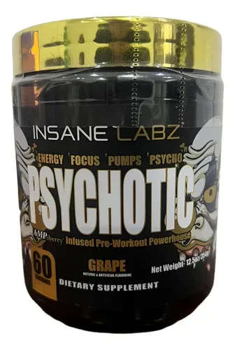 INS PSYCHOTIC GOLD (60 SERV) GRAPE