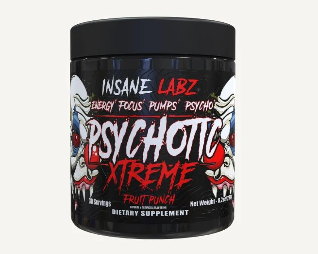 INS PSYCHOTIC XTREME 30 SERV FRUIT PUNCH