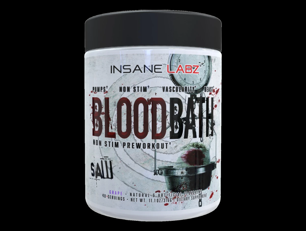 INS SAW SERIES BLOOD BATH NON STIM PRO 40 SERV GRAPE