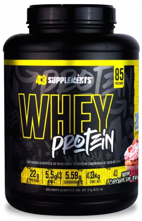 43 PREMIUM BOTE WHEY 3 KILOS VAINILLA