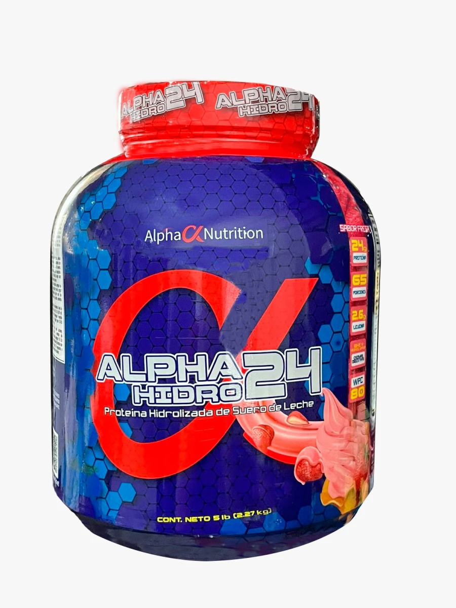ALPHA WHEY HIDRO 21 5 LBS FRESA