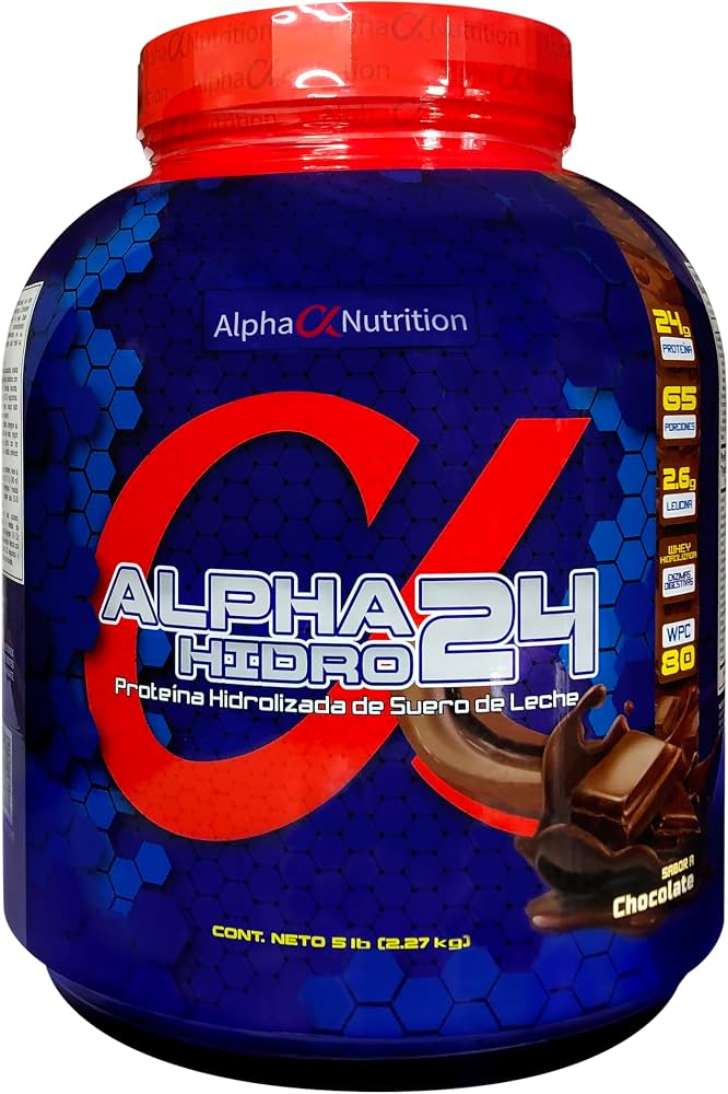 ALPHA WHEY PROTEIN  HIDRO 24  5LBS CHOCOLATE