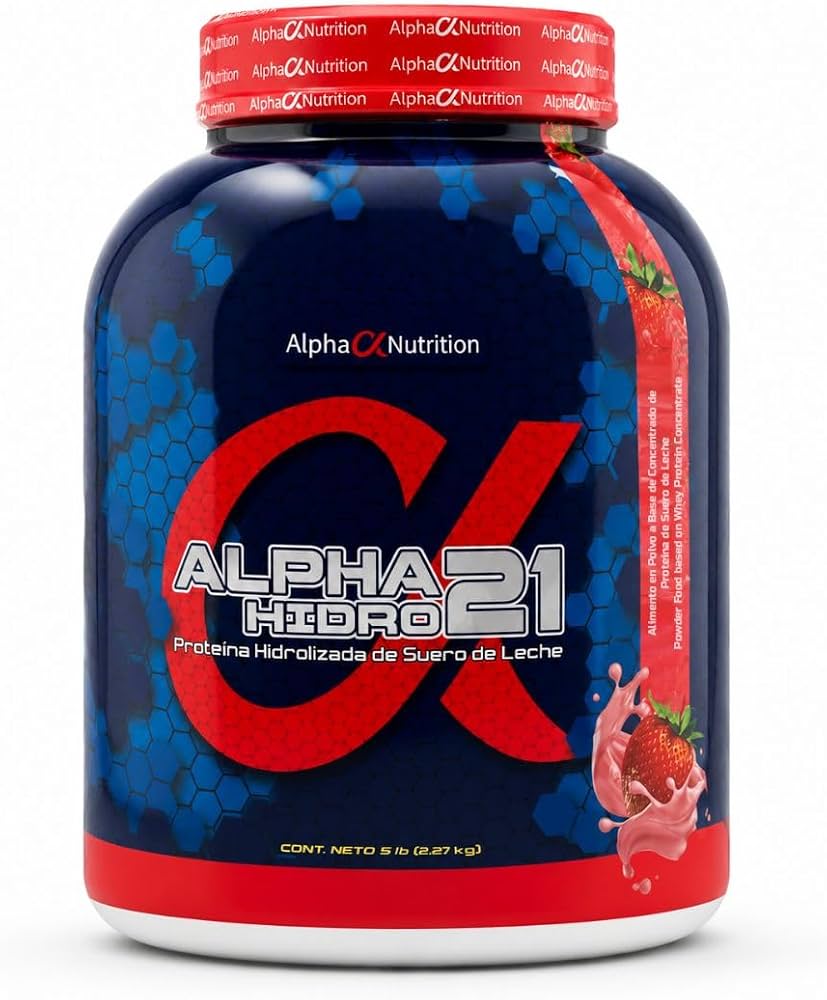 ALPHA WHEY PROTEIN  HIDRO 24  5LBS FRESA