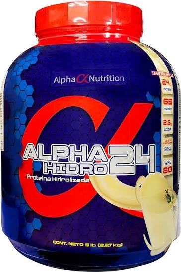 ALPHA WHEY PROTEIN  HIDRO 24  5LBS VAINILLA
