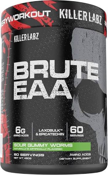 KILLER BRUTE EAA 60 SERV SOUR GUMMY WORMS