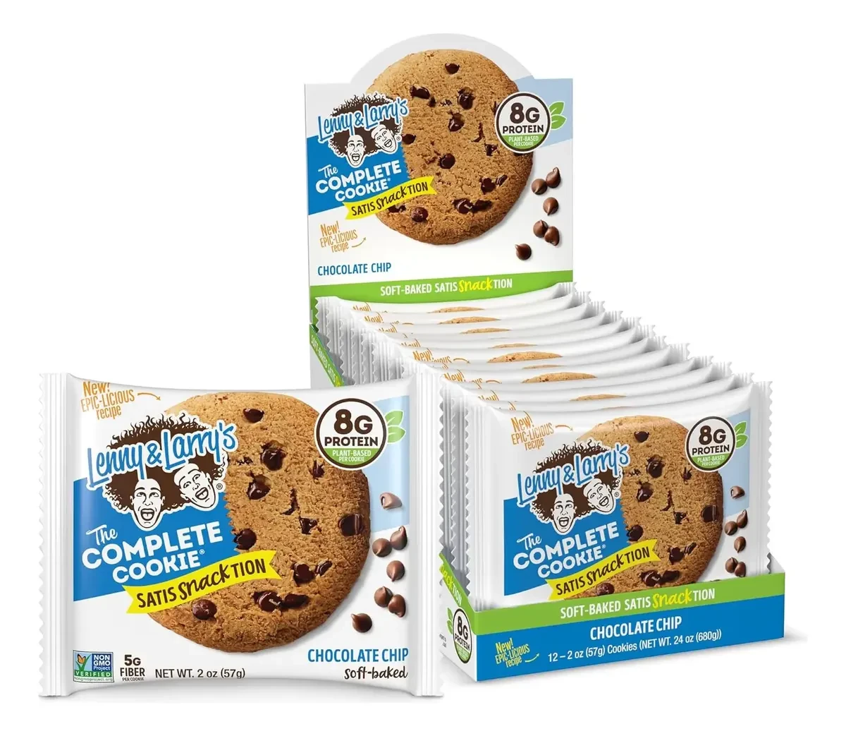 L&L COMPLETE COOKIE 12 COOKIES CHOCOLATE CHIP *OFERTA*