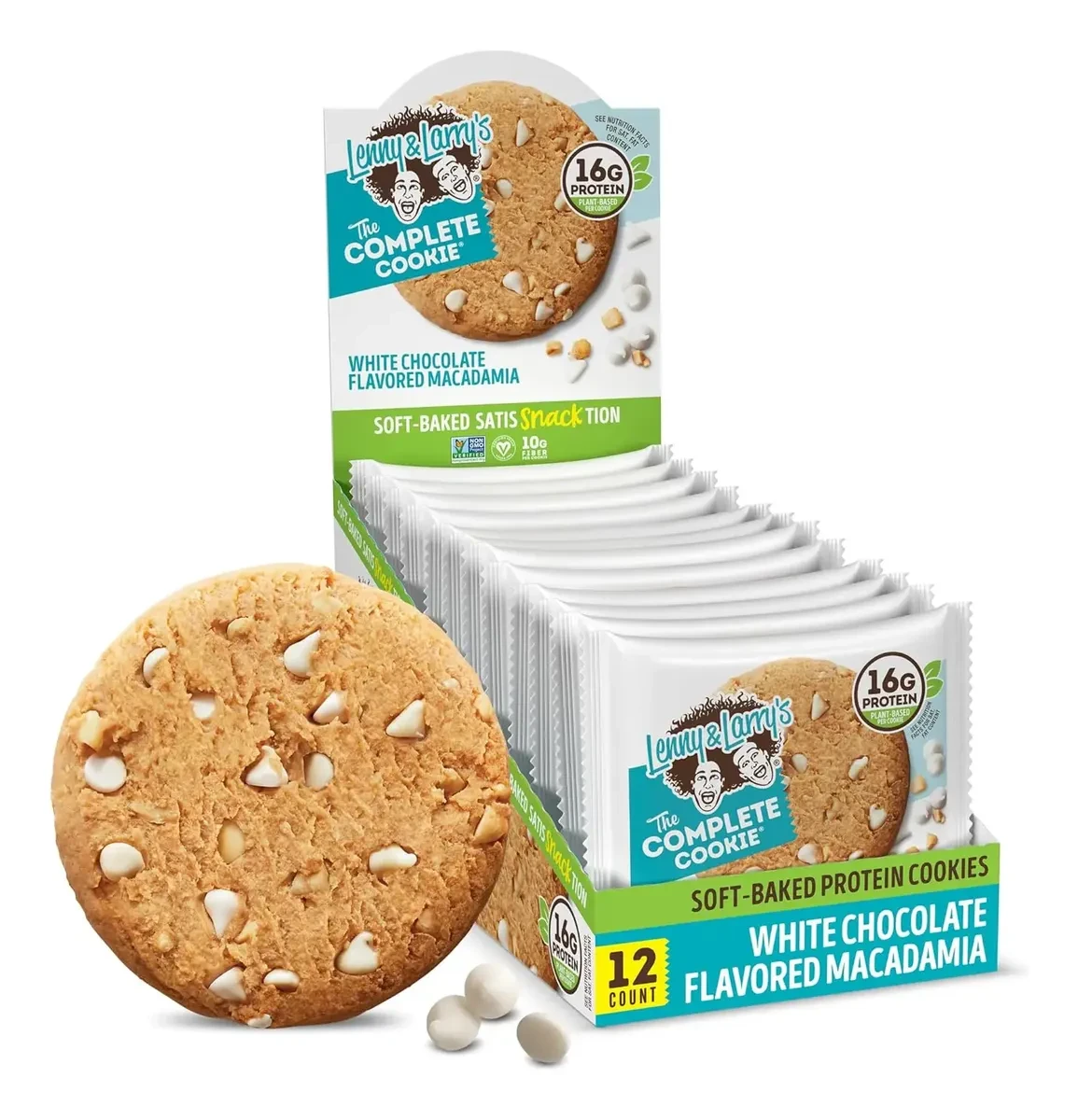 L&L COMPLETE COOKIE 12 COOKIES WHITE CHOC MACADEMIA *OFERTA*