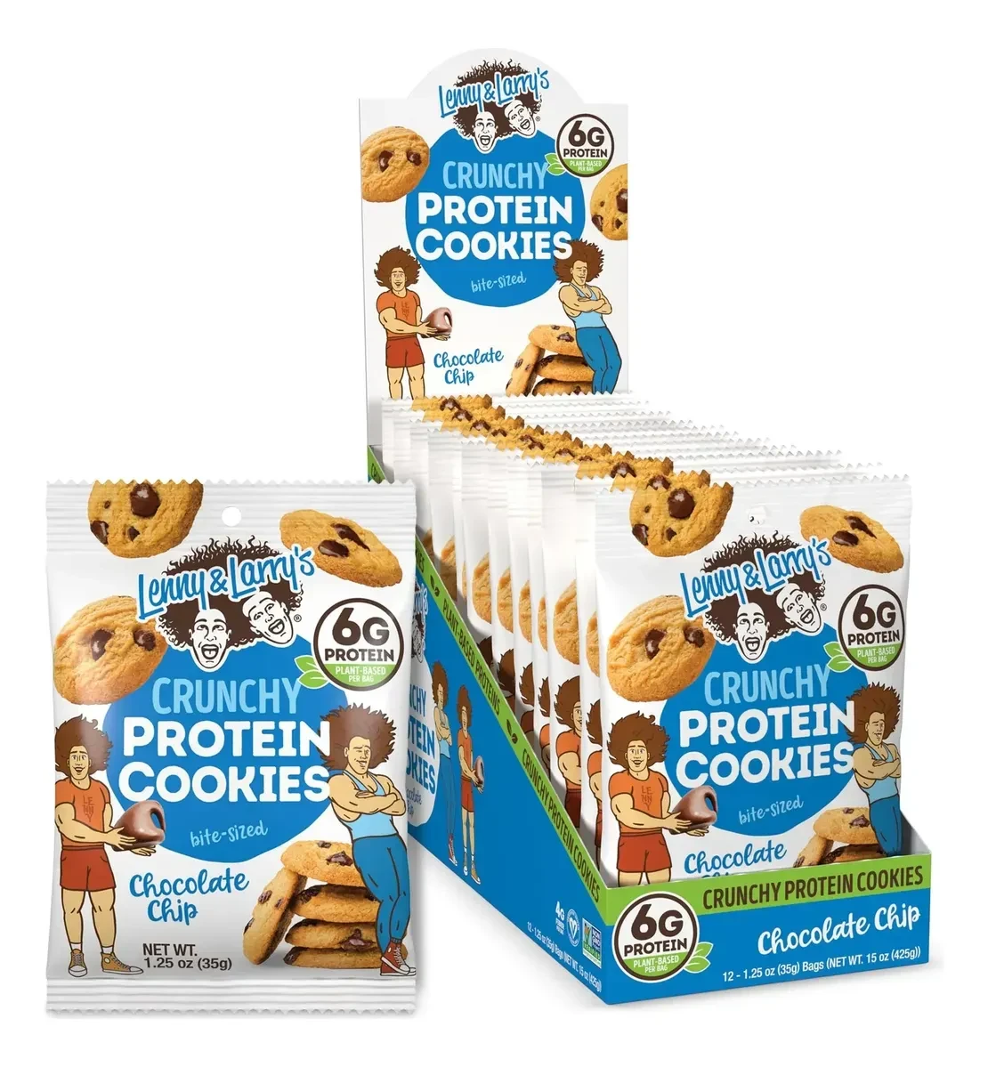 L&L COMPLETE CROUNCHY 12 BAG X 35G CHOCOLATE CHIP *OFERTA*