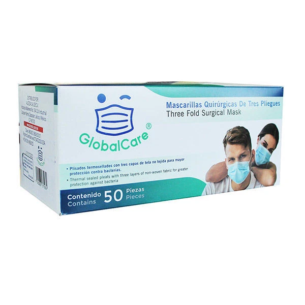 LT CUBREBOCAS 3 CAPAS PROTECTORAS (PAQ 50PZAS)