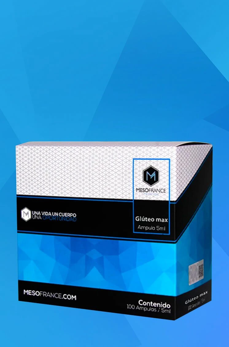 MESOFRANCE GLUTEOMAX BLISTER 10 AMP DE 5 ML