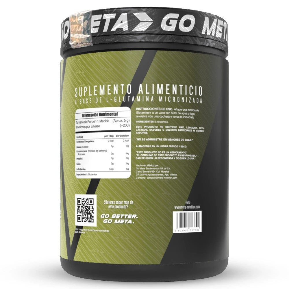 META GLUTAMINA 1000 G *NUEVO*