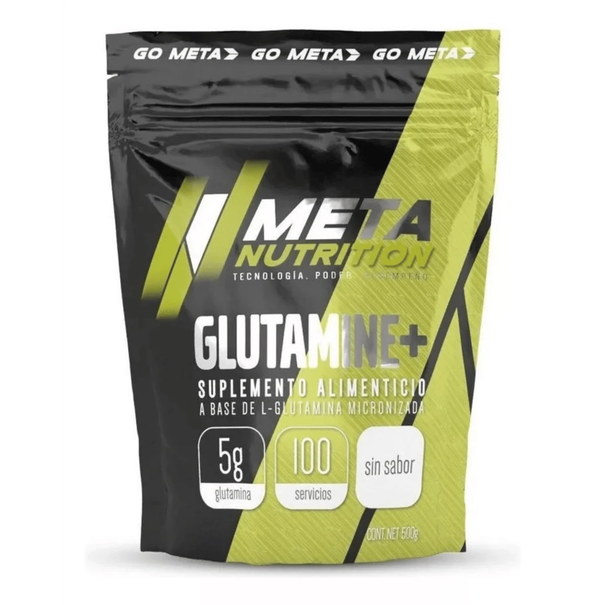 META GLUTAMINA 500 GRS