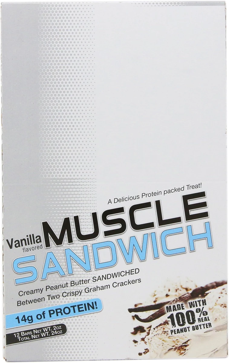 MF MUSCLE SANDWICH PEANUT BUTTER 12 BARS