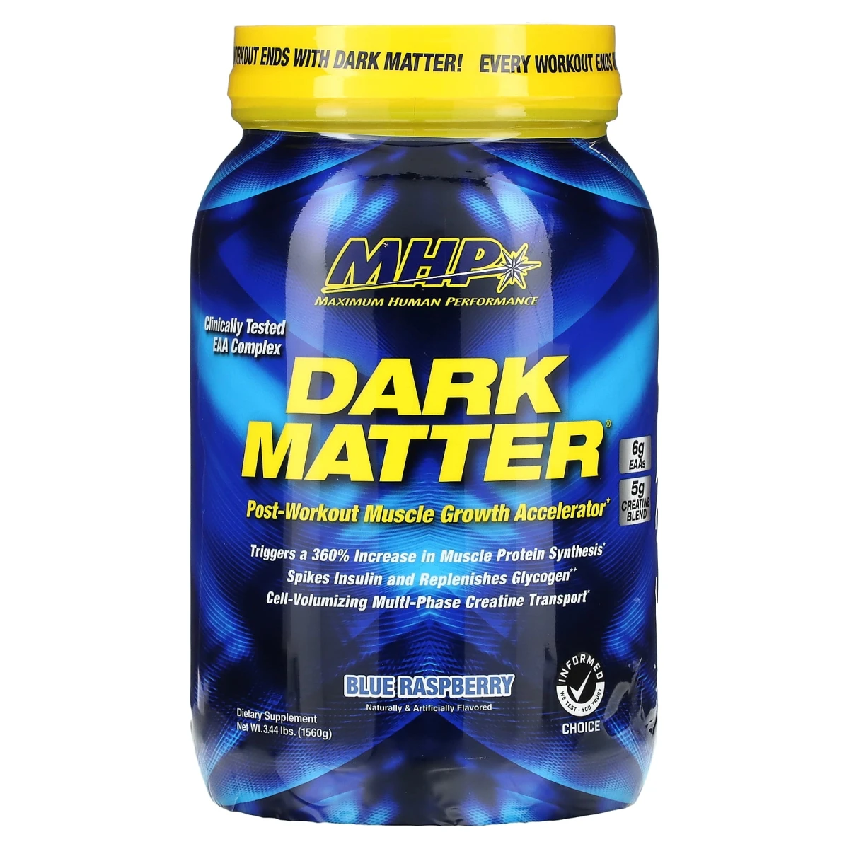 MHP DARK MATTER 3.4 LBS BLUE RASPBERRY
